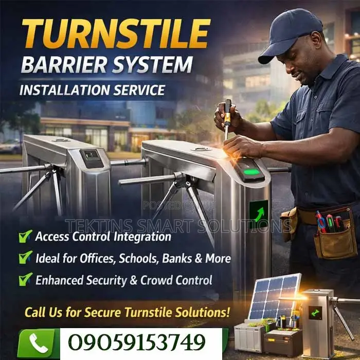 Turnstile Barrier System Installation