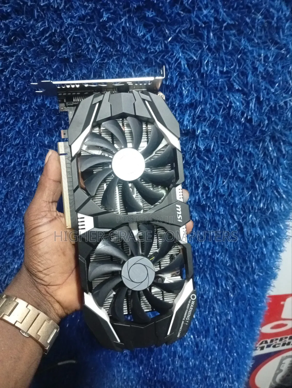 GTX 1060, 6gb Dedicated.