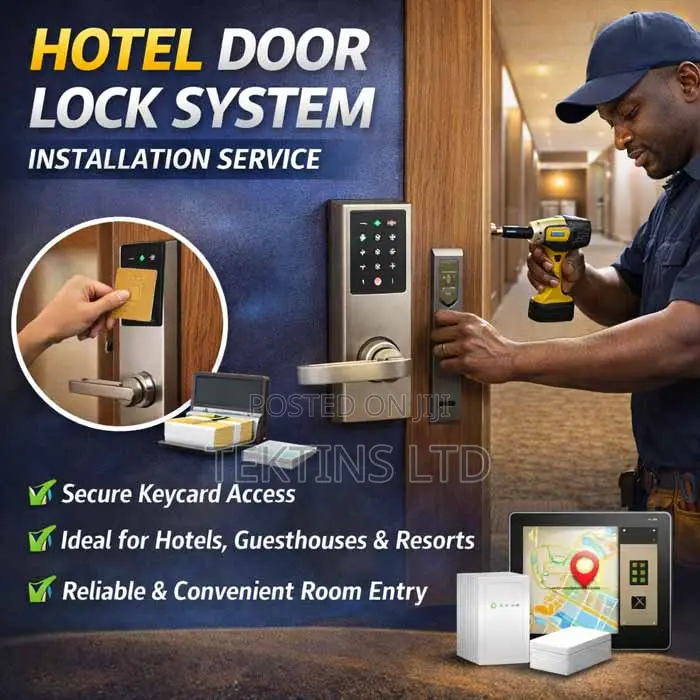Hotel Door Lock System Installation