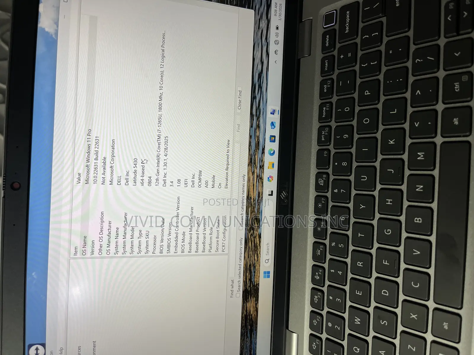 Laptop Dell Latitude 5430 32GB Intel Core I7 SSD 256GB