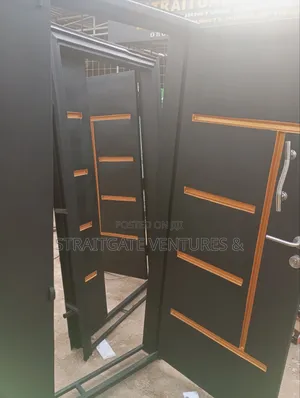 Heavy Deep Black Security Door