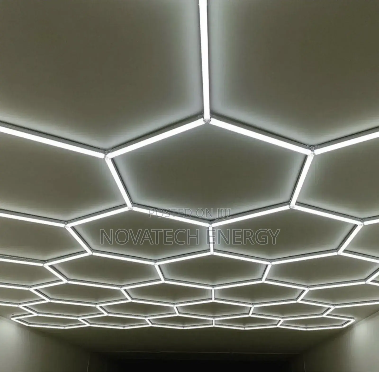 Modular Hexagon Lighting System for Garage,Halls , Walkways Etc