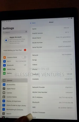 Apple iPad 10.2 (2019) 128 GB Black