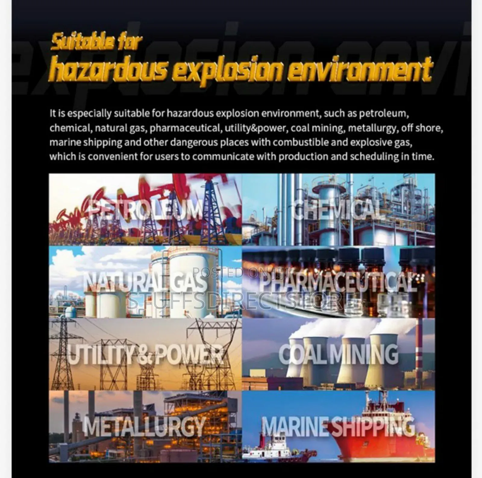 Intrinsically Safe Explosion Proof Digital Camera