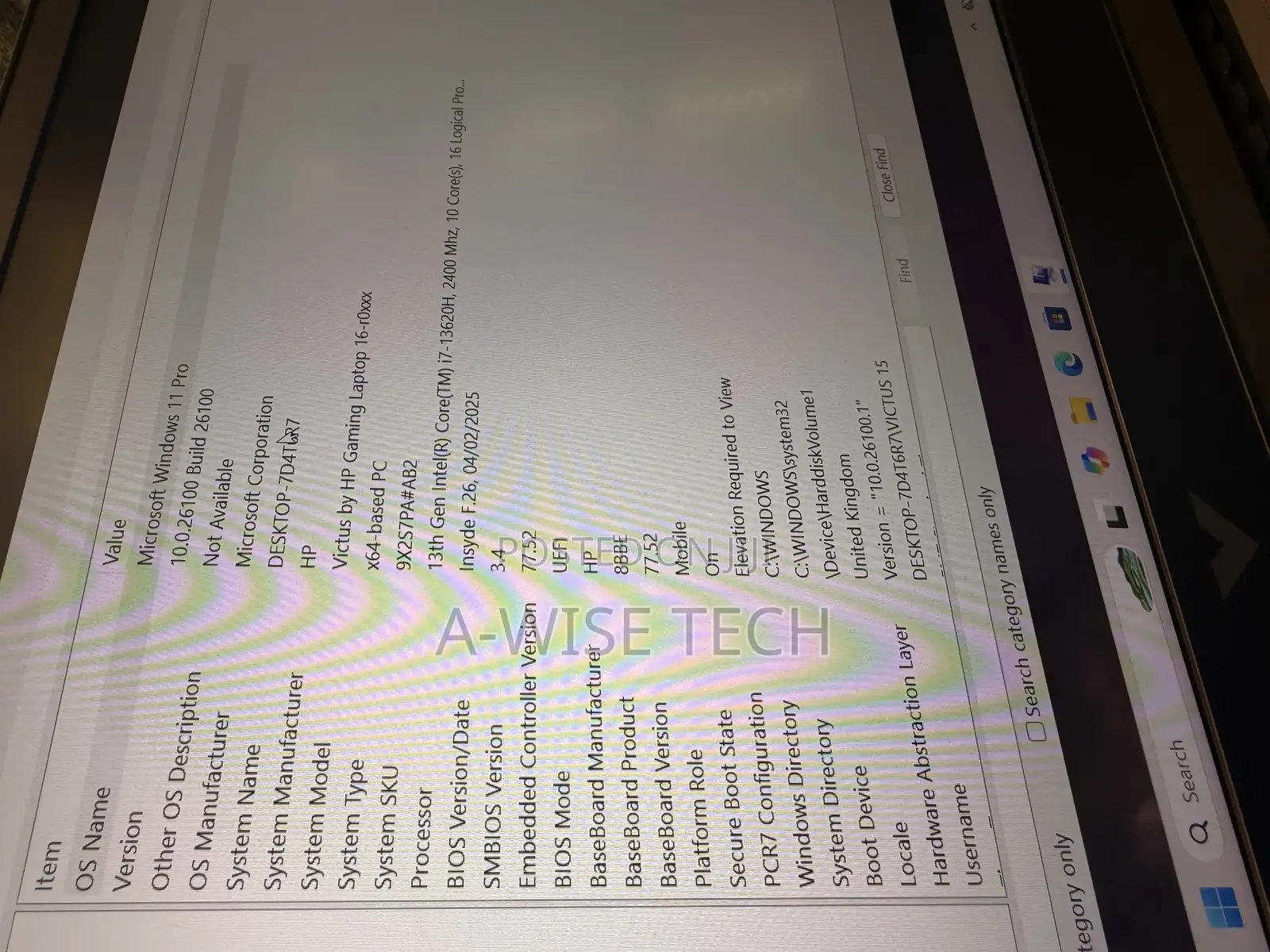 Laptop HP Victus 16 16GB Intel Core I7 SSD 512GB