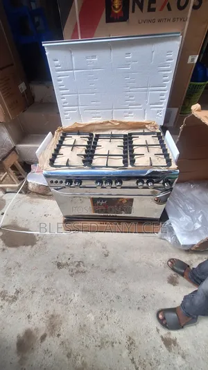 New Nexus Standing Gas Cooker 5burners Automatic With Oven Blue Flame