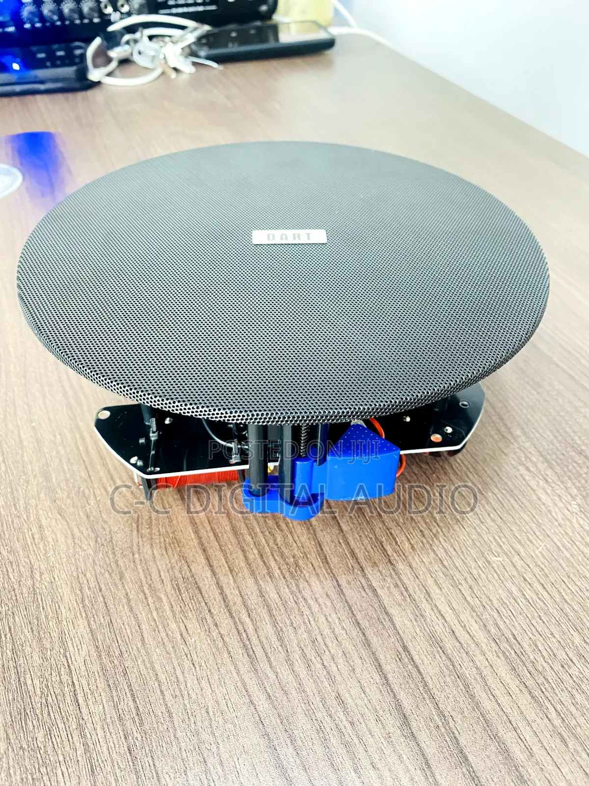 Black Frameless Ceiling Speaker