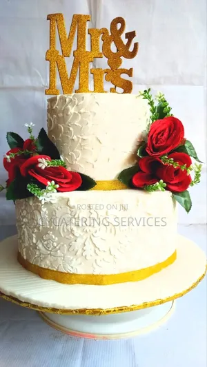 Pocket Friendly 2 Tire Wedding Cake