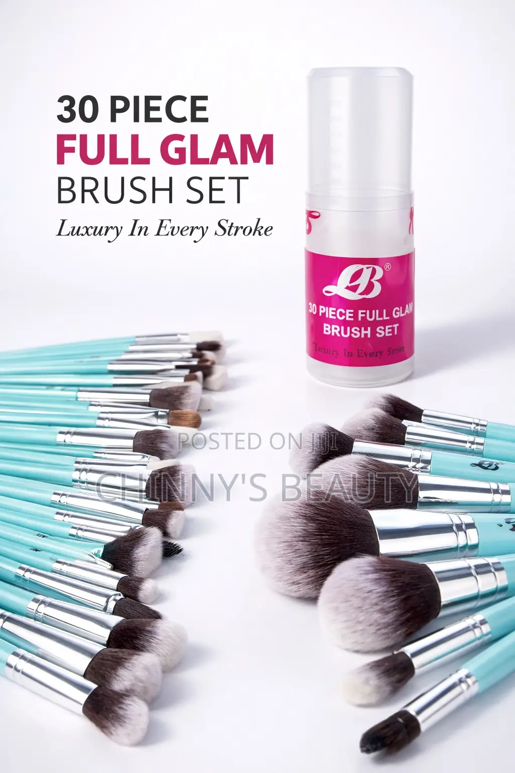Lb 30pcs Full Glam Makeup Brush Set