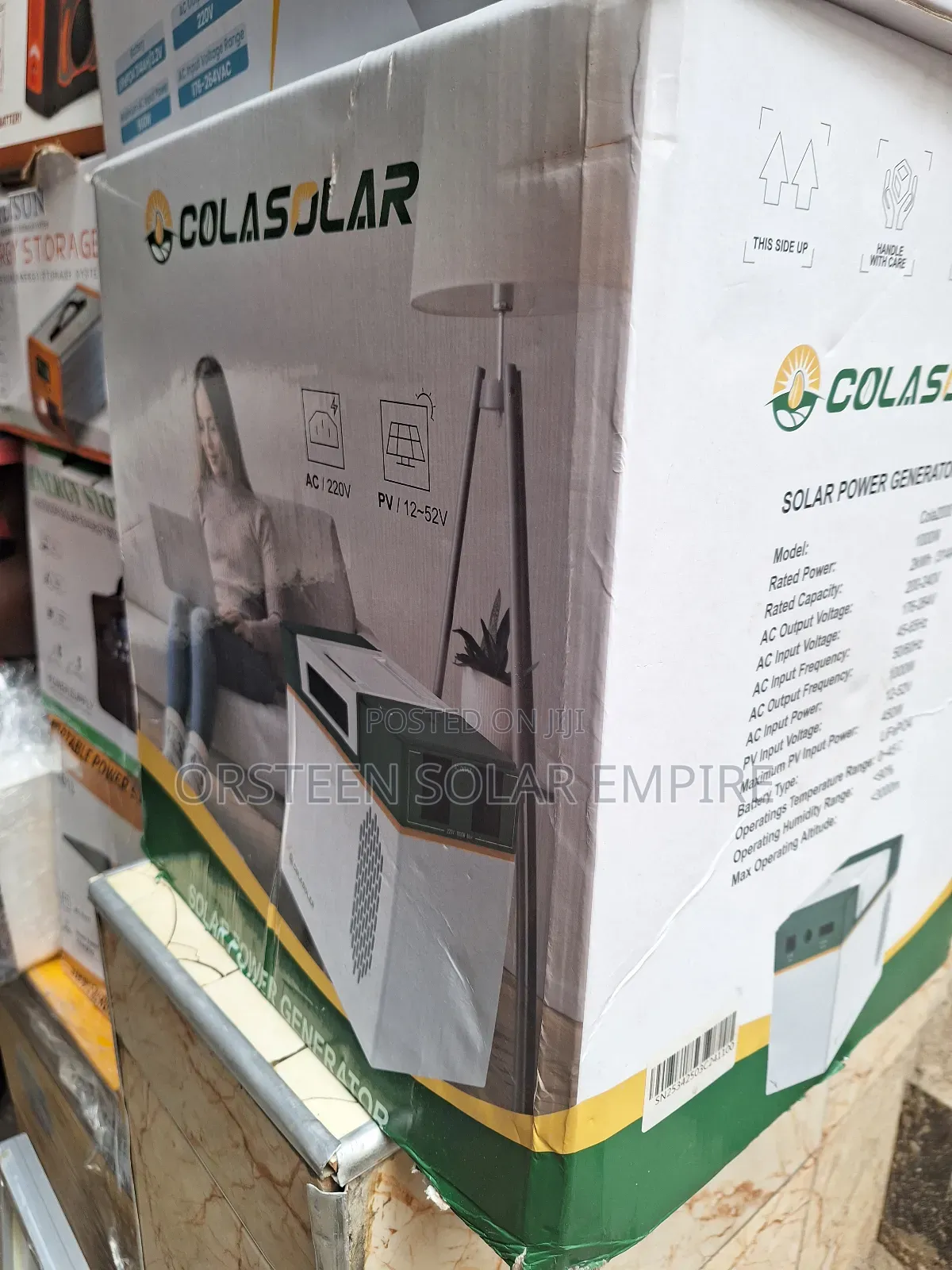 Cola Solar 2kwh Energy Generator