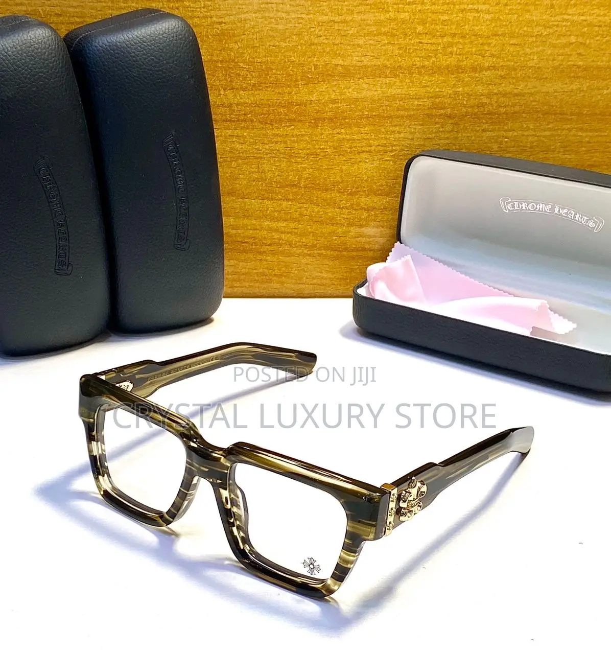 Chrome Hearts Quality Luxury Frame Glasses