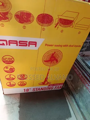 Qasa 18 Inches Energy Saving Fan(Acdc)