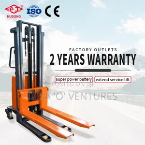 2 Ton 1500kg Hand Winch Stacker Forklift Manual