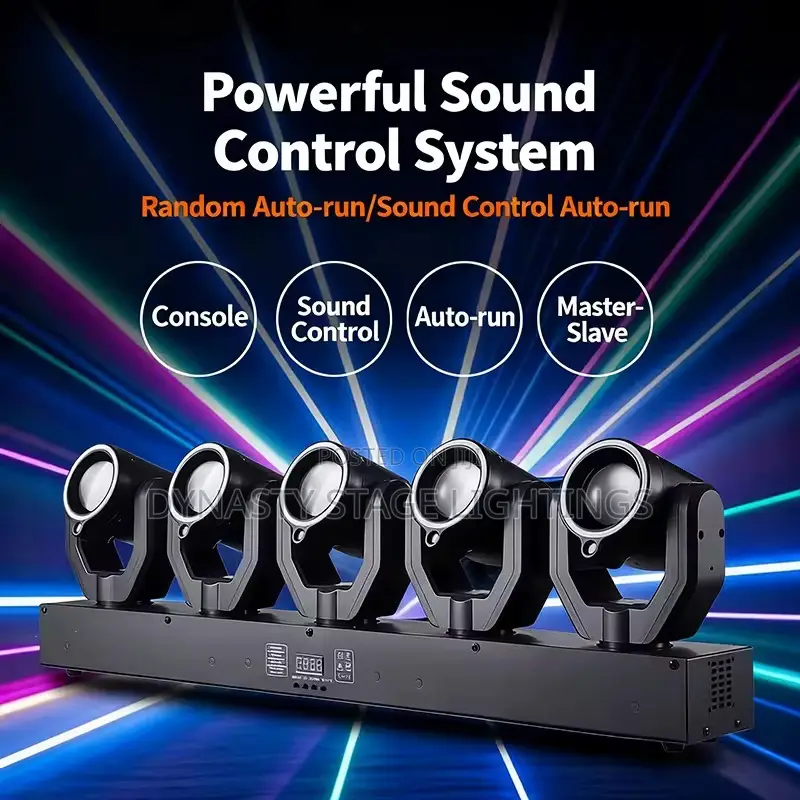 5 Head Moving Head Beam With Laser