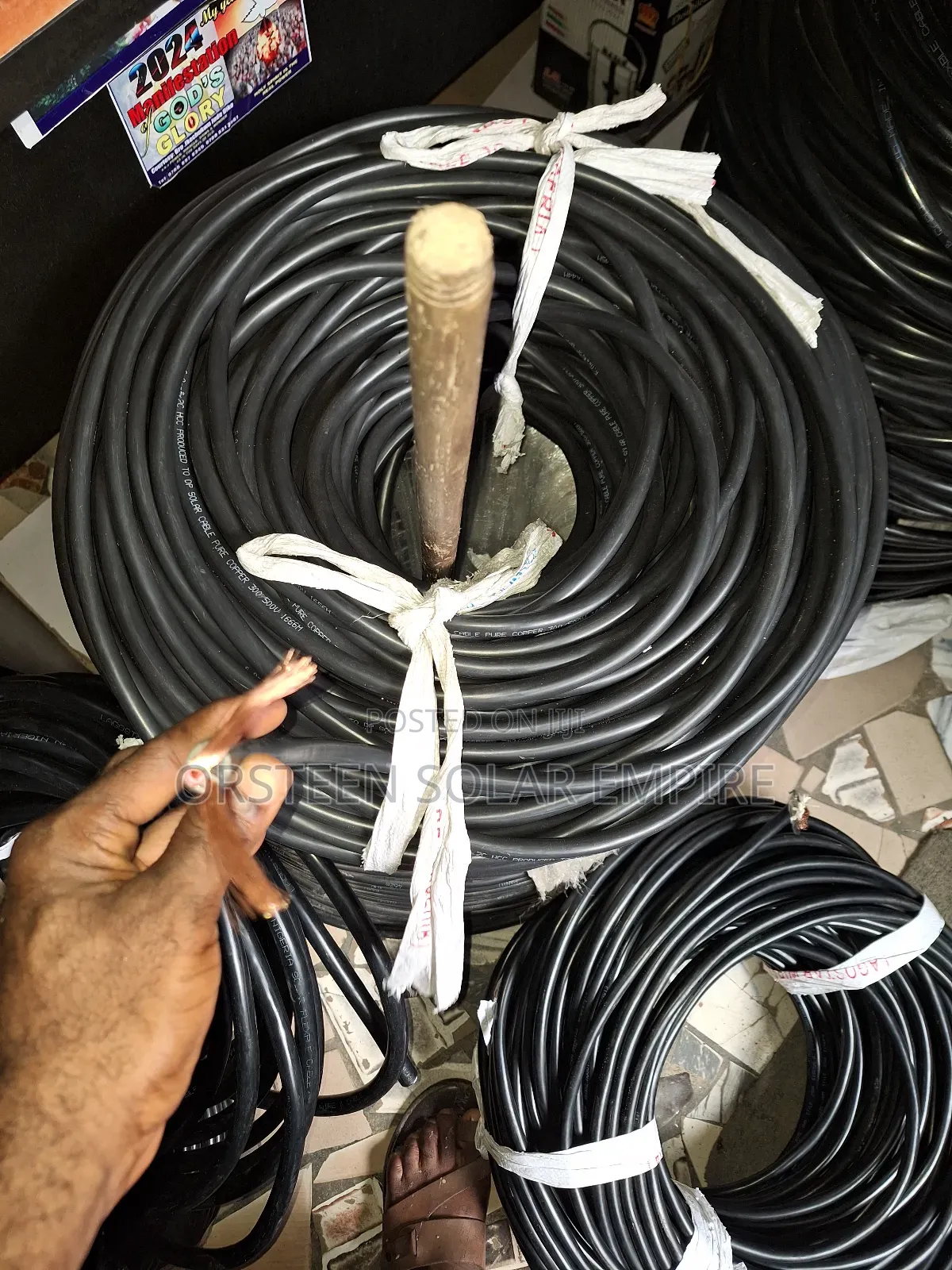 Dc Cables 6mm Original Nigerian (2core)