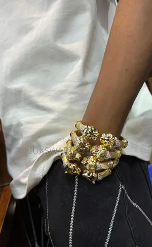 Big Lion Head Big Bangles