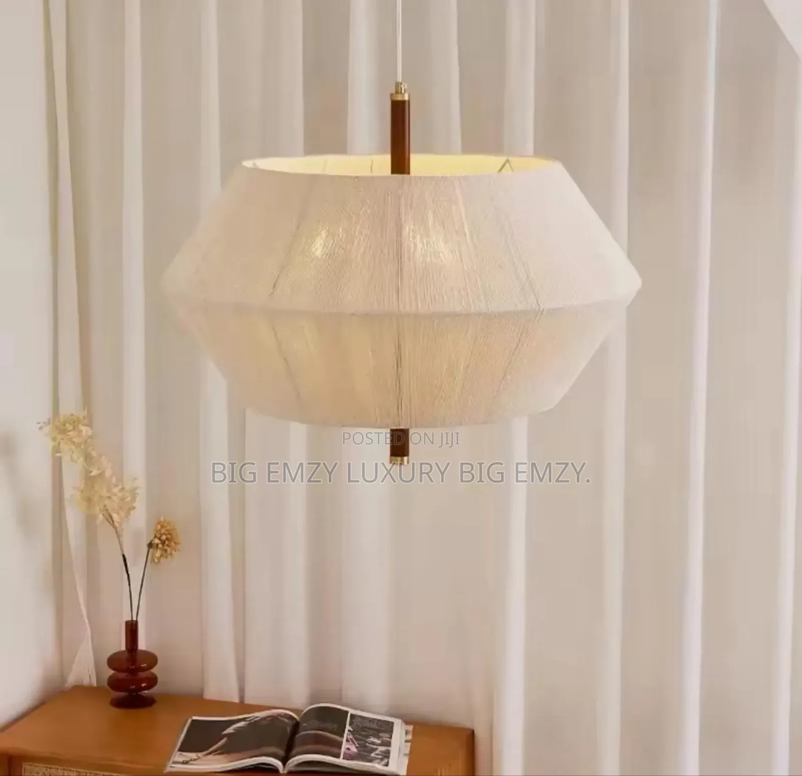 Totora Oak Pendant Light