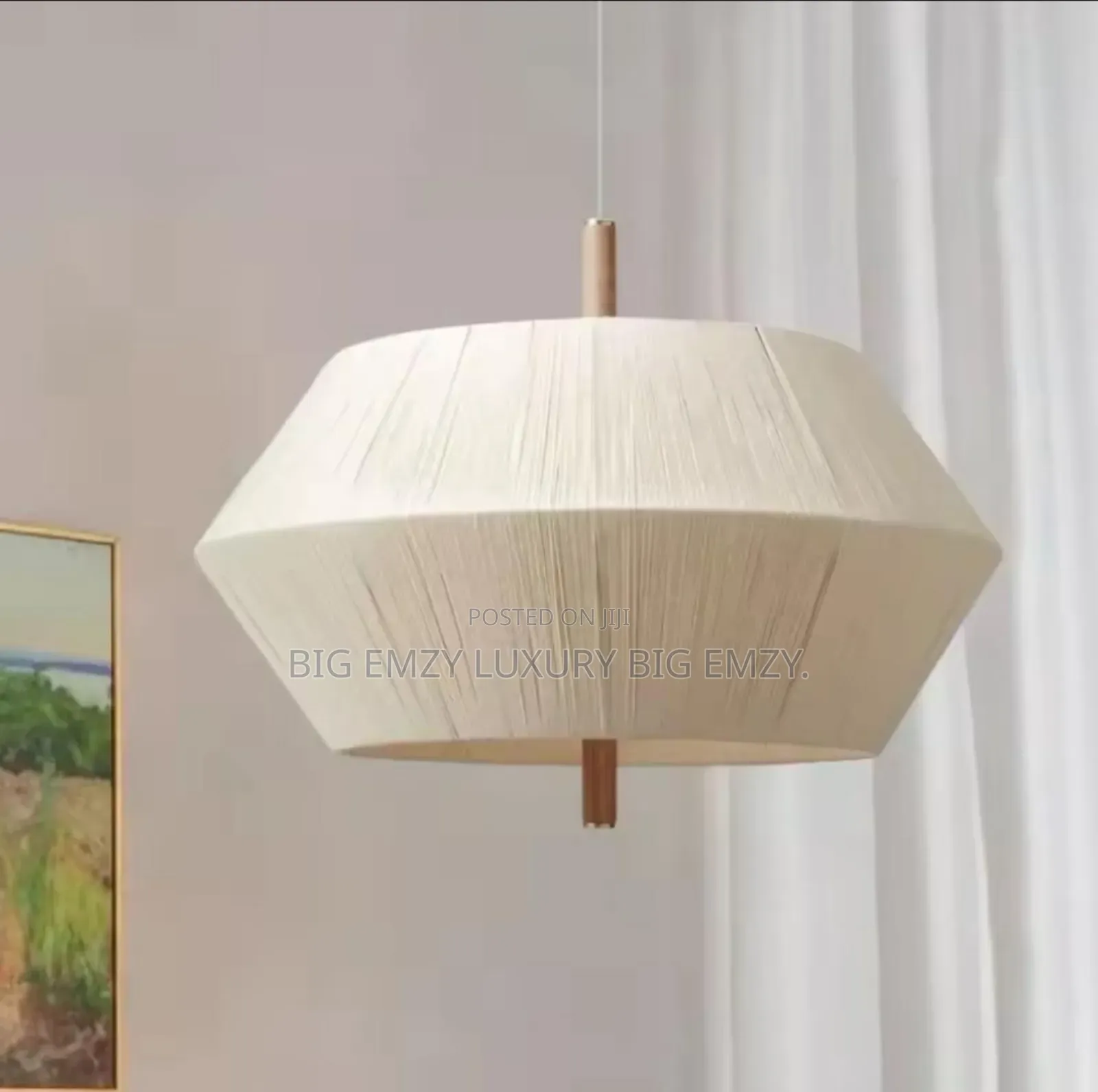 Totora Oak Pendant Light