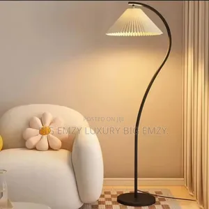 Vintage Imitated Bamboo Floor Lamp or Boho Arc Floor Lamp