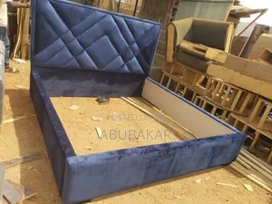 New Padded Bed Frame 6by6 Very Solid