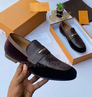 Brown Color Italian Suede Luxury Shoe