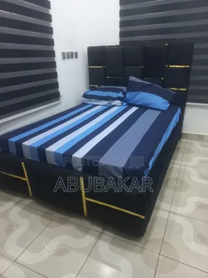 New Padded Bed Frame 4and Half by 6