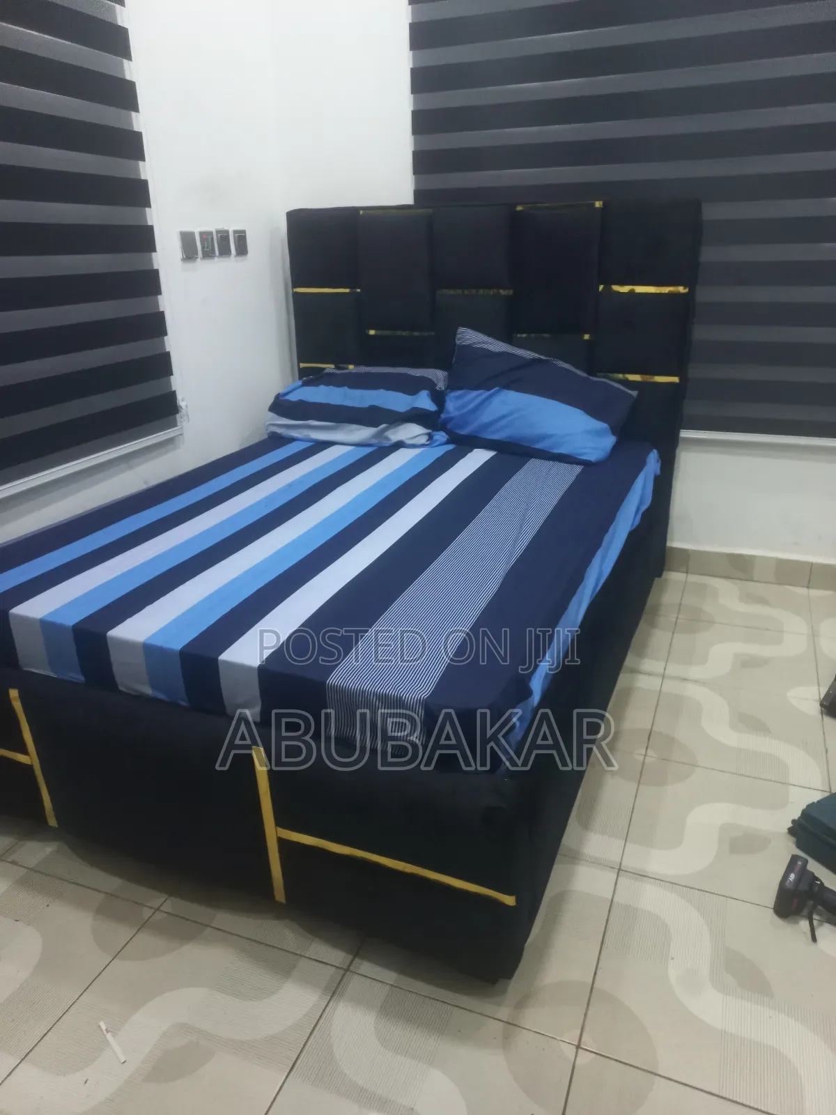 New Padded Bed Frame 4and Half by 6
