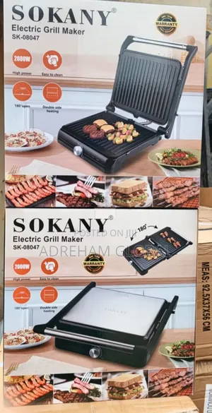 Sokany Electric Panini Grill Maker