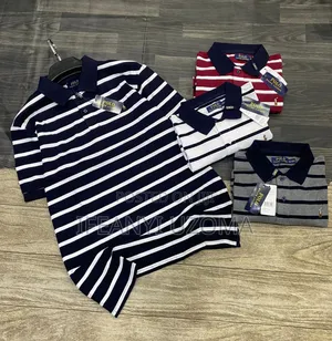 Nice Cotton Stribe Material Quality T-Shirt