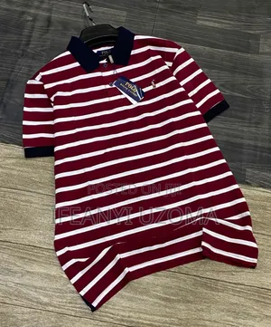 Nice Cotton Stribe Material Quality T-Shirt