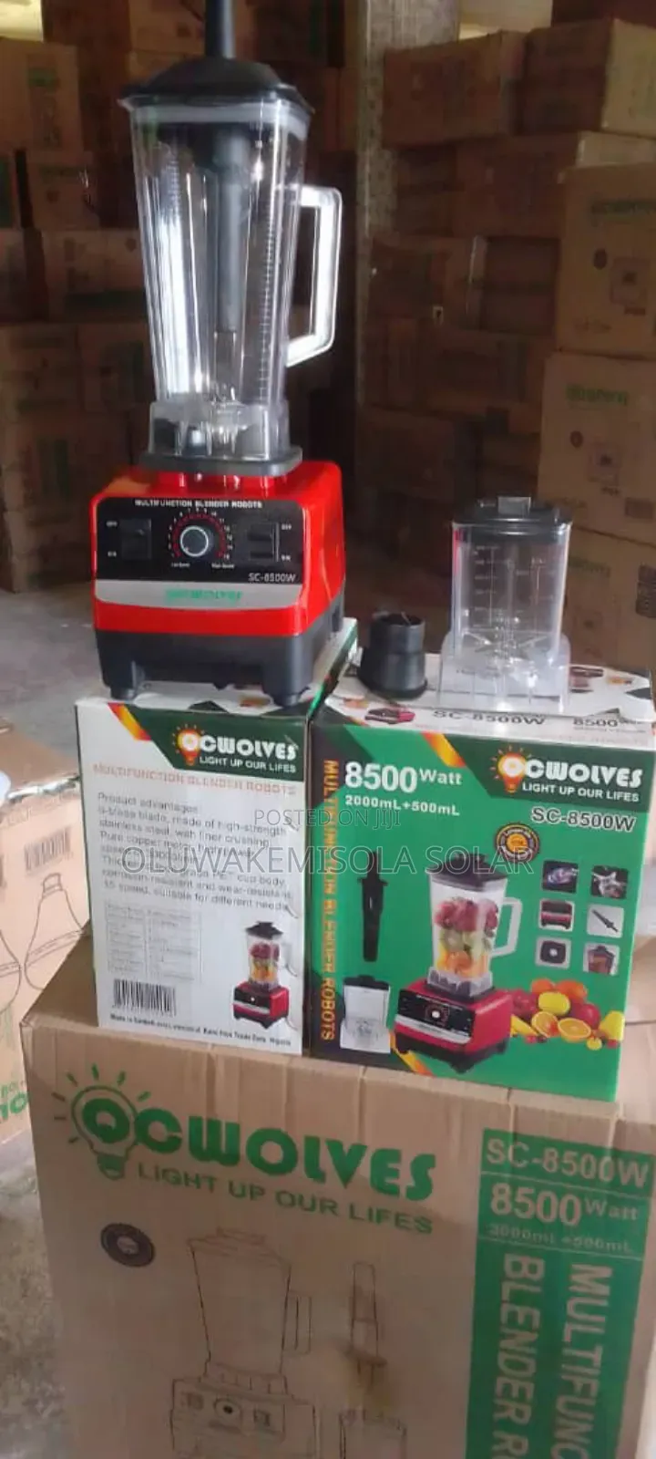 Qc Wolves 2000ml + 500ml Blender