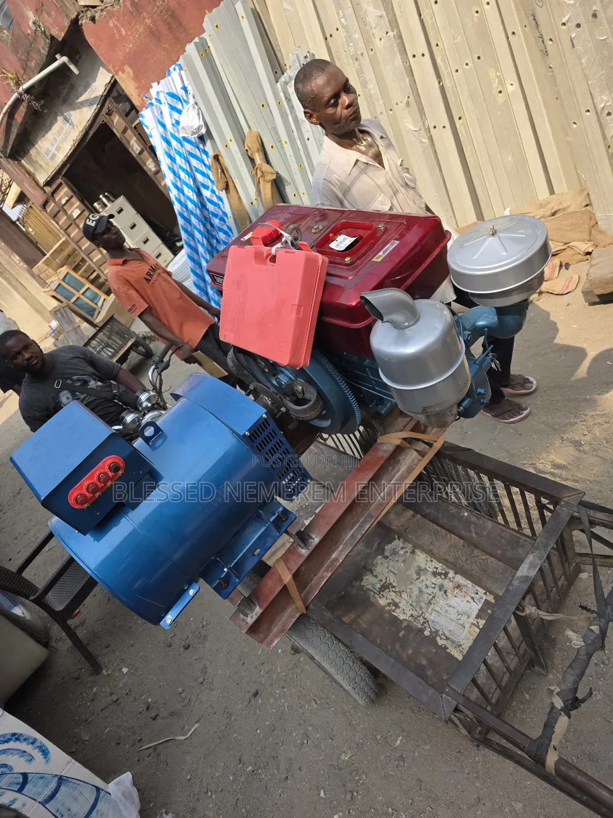 (15kva)Basic Diesel Generator With 1115 Engine 100% Copper Coil