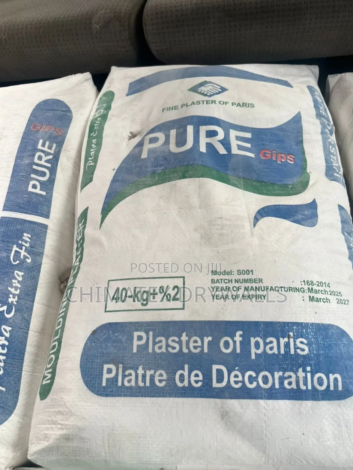 Pure Gips P.O.P Cement