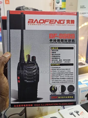 Baofeng Bf-888s Walkie Talkie – 5w, 16 Channel, Long Range Uhf