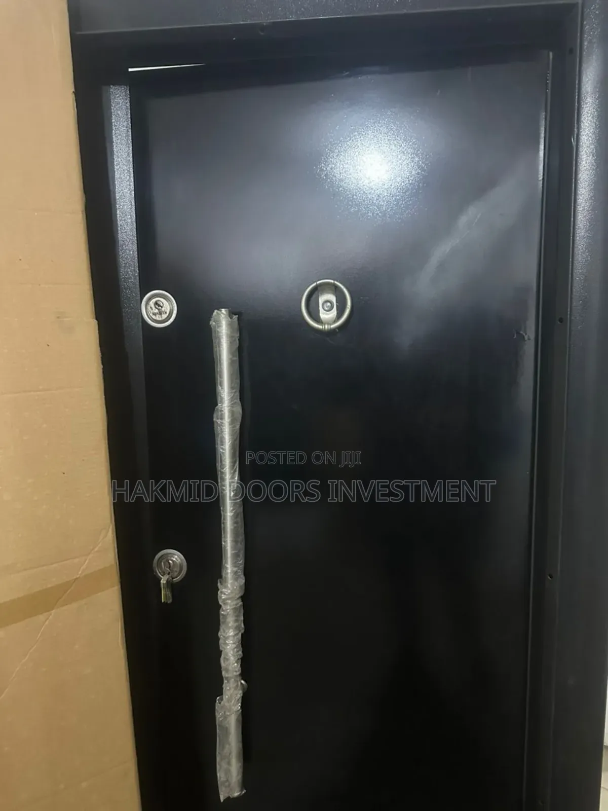 Pure Black Turkey Door