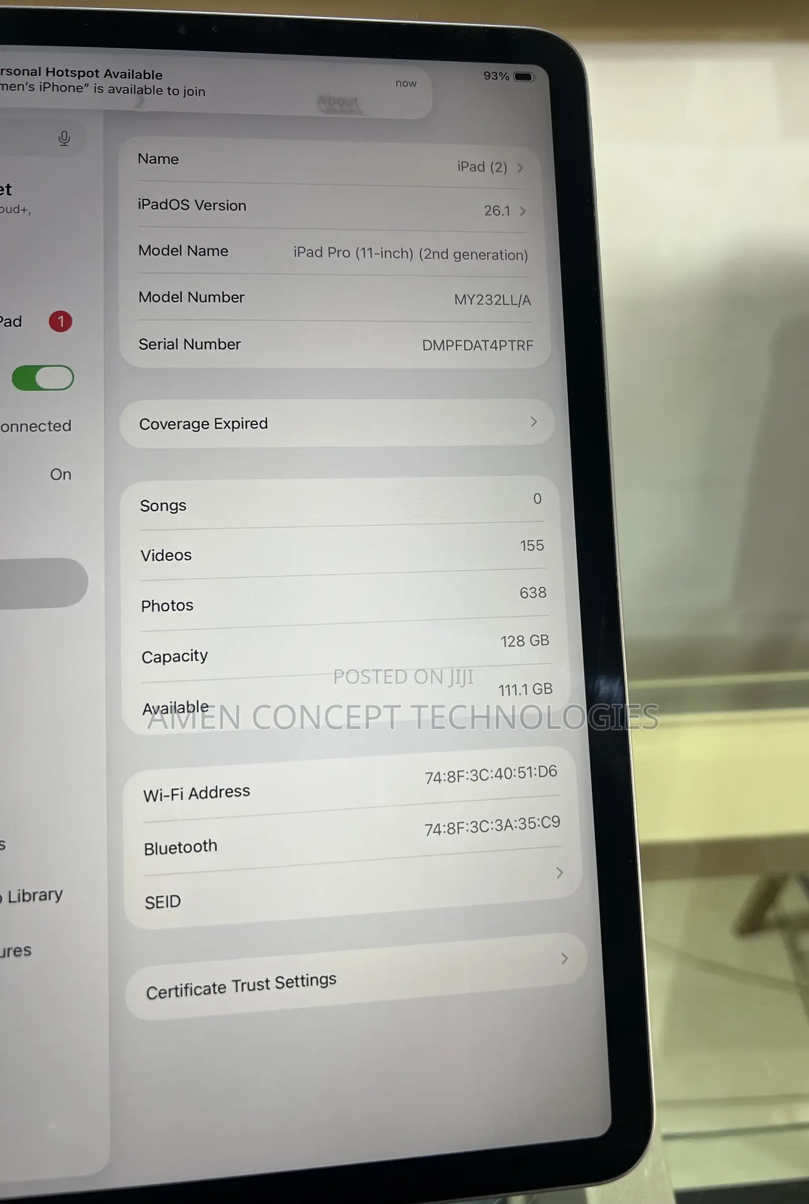 Apple iPad Pro 11 (2020) 128 GB Gray