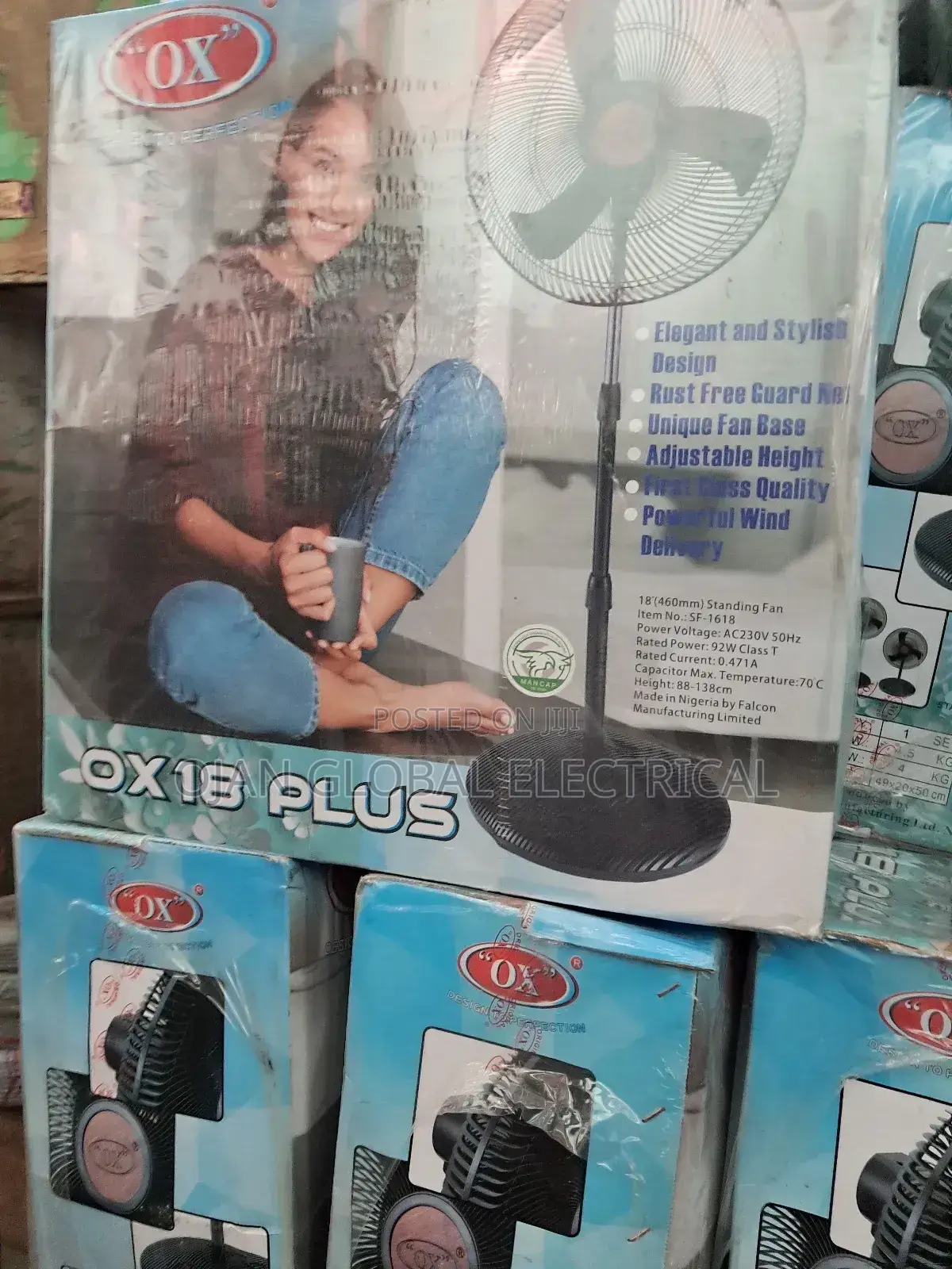 Ox Standing Fan