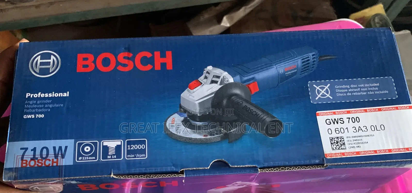 4.5” Bosch Grinder Gws700