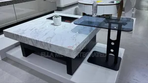 Marble Center Table and Stool