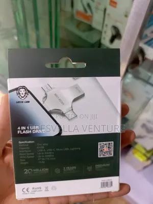 Green Lion 64gb 4 in 1 Usb Flash Drive