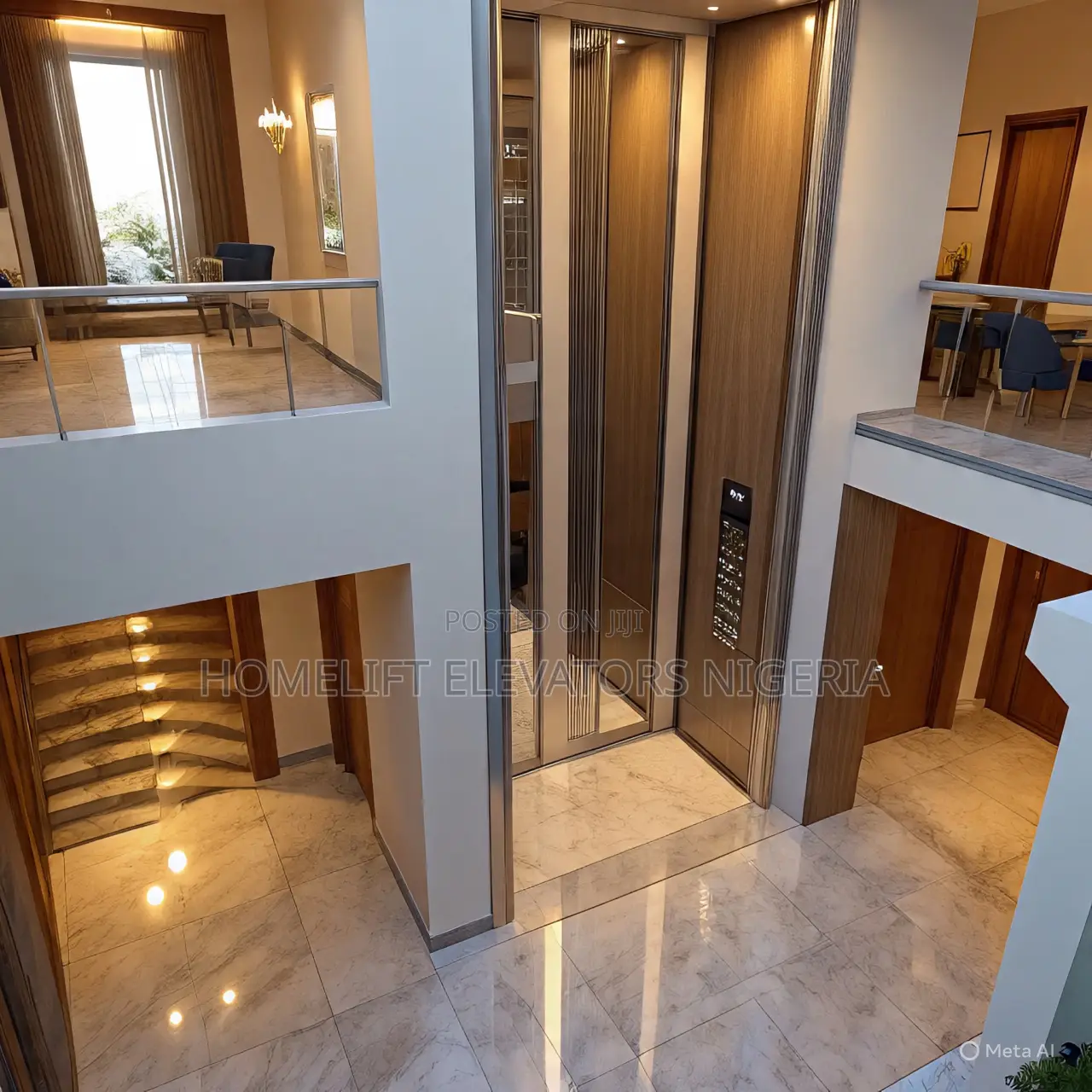 3d Floor Villa Lift
