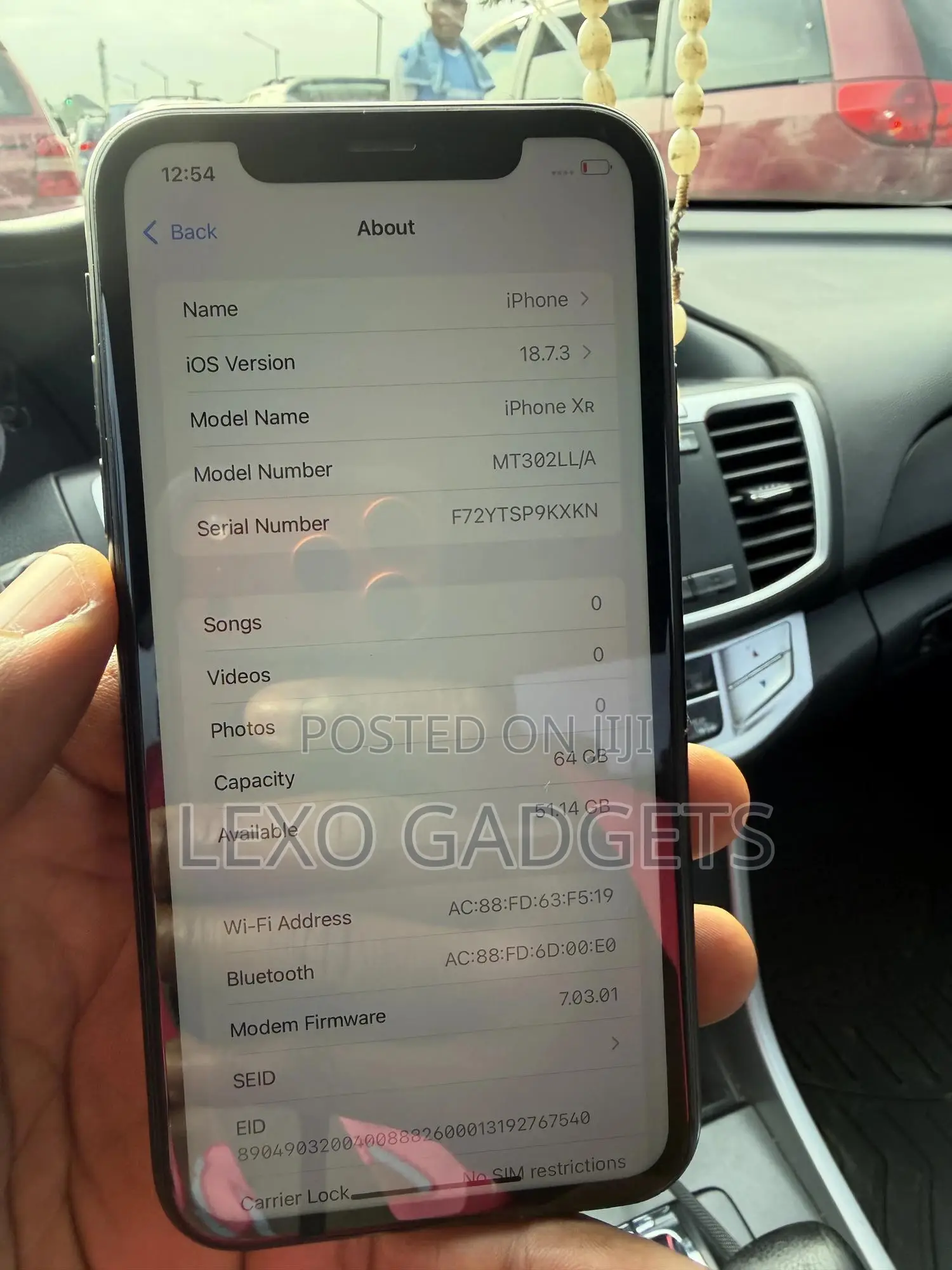 Apple iPhone XR 64 GB Black