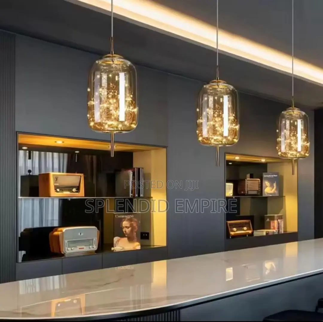 Glass Drop Led Pendant