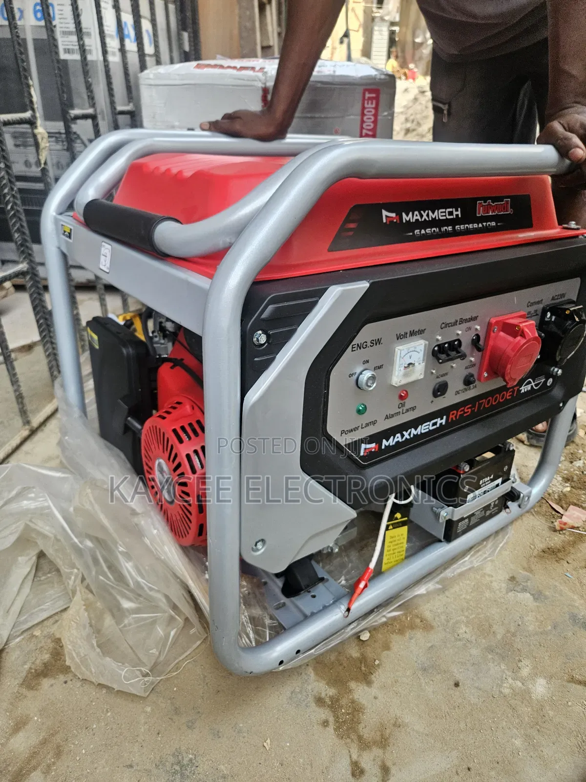 15kva Maxmech 3face Petorl Generator 100%Copper Wire