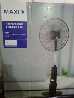 Maxi Rechargeable Fan 1year Warranty Very Good Last for 11hours