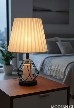 Crystal Tiered Bedside Lamp.