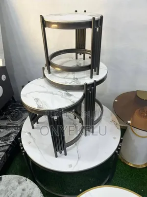 Center Table With Side Stools