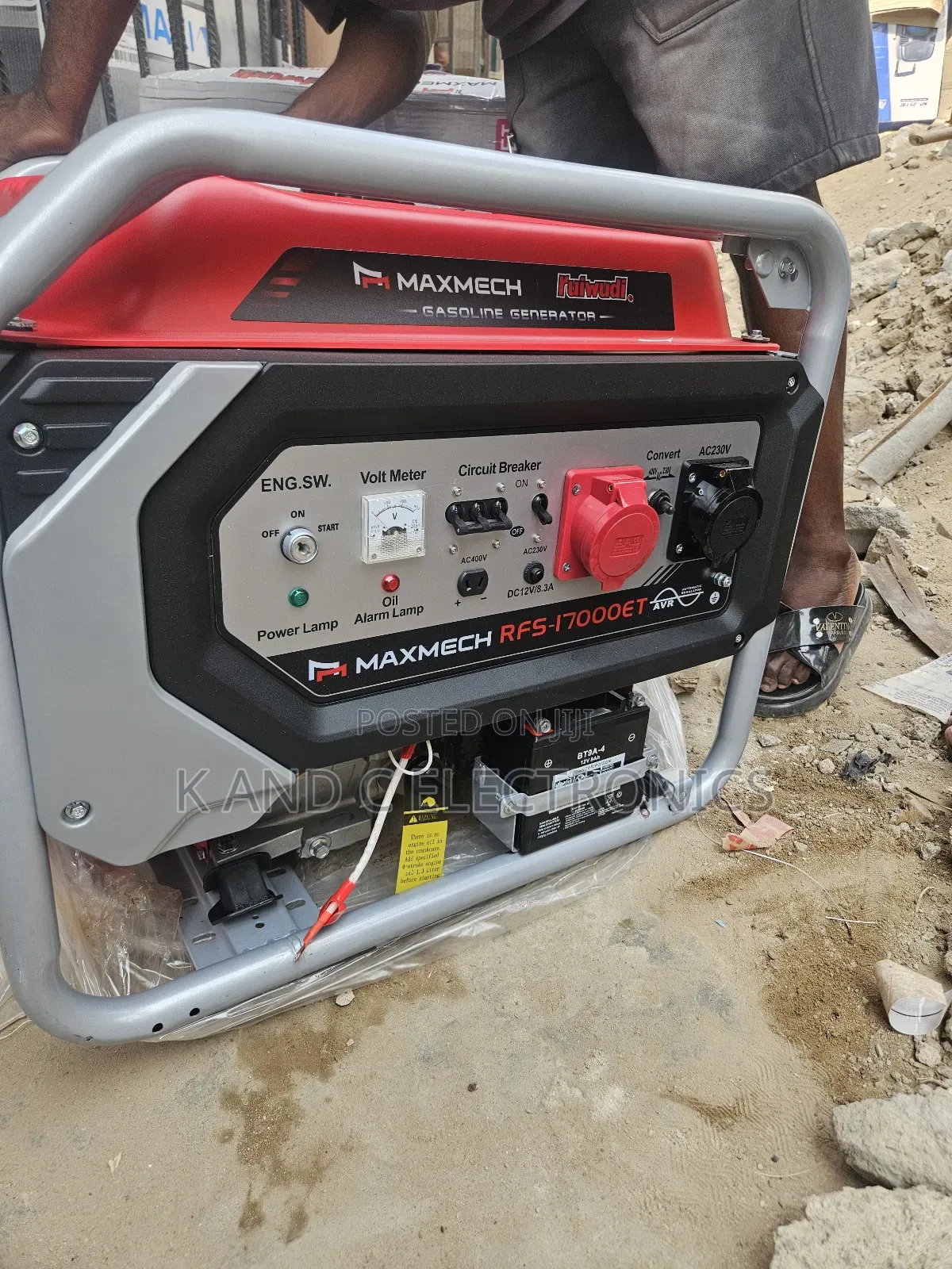 15kva Maxmech 3face Petorl Generator