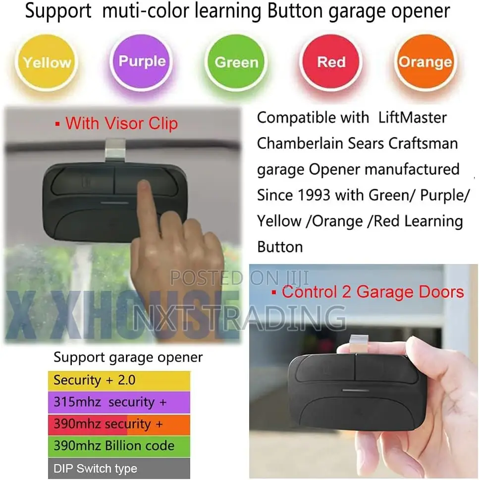 Universal Garage Door Remote Compatible for Liftmaster