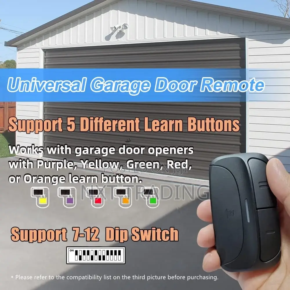 Universal Garage Door Remote Compatible for Liftmaster